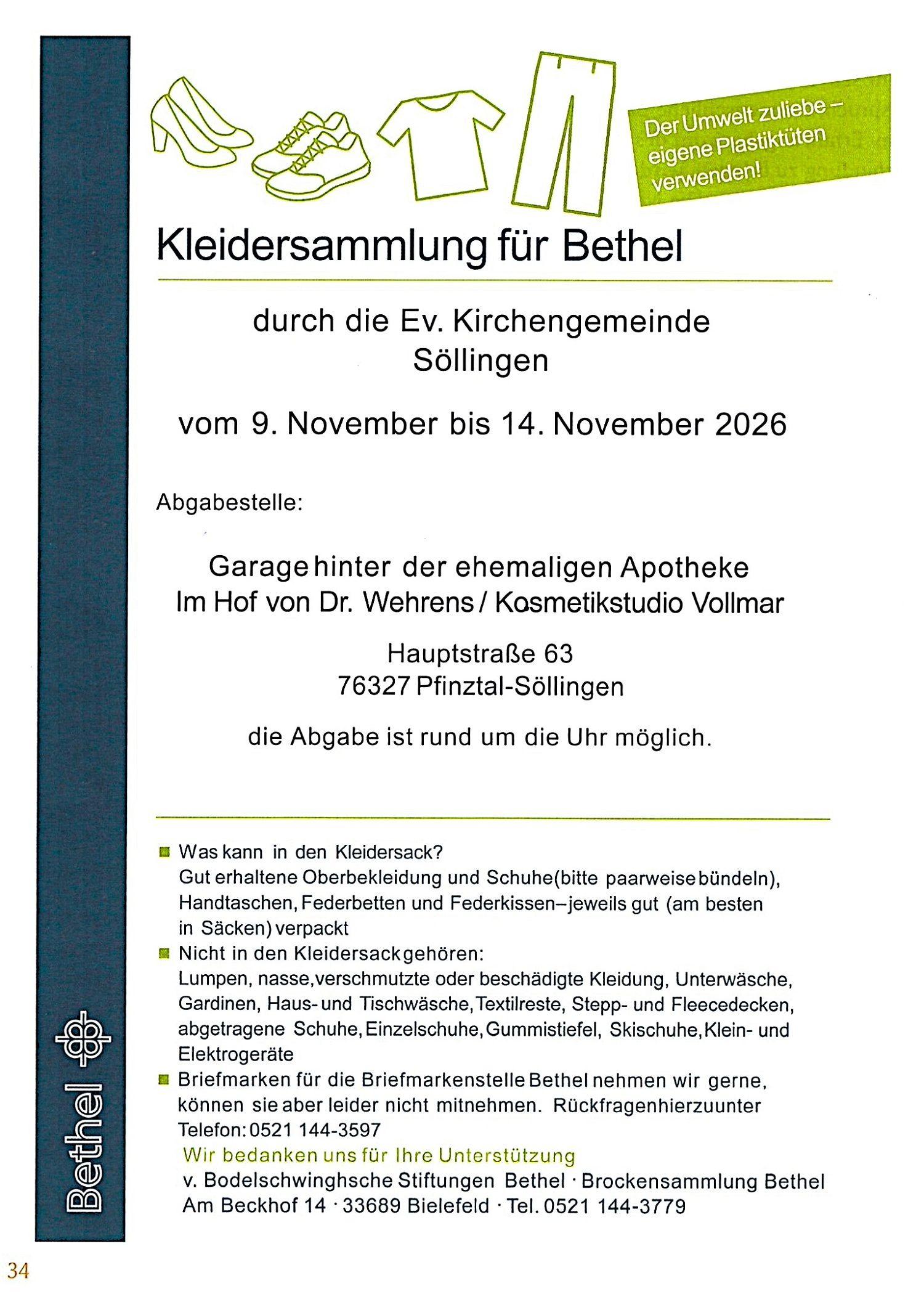 04 Kleidersammlung Bethel 2026 - 1 / 2